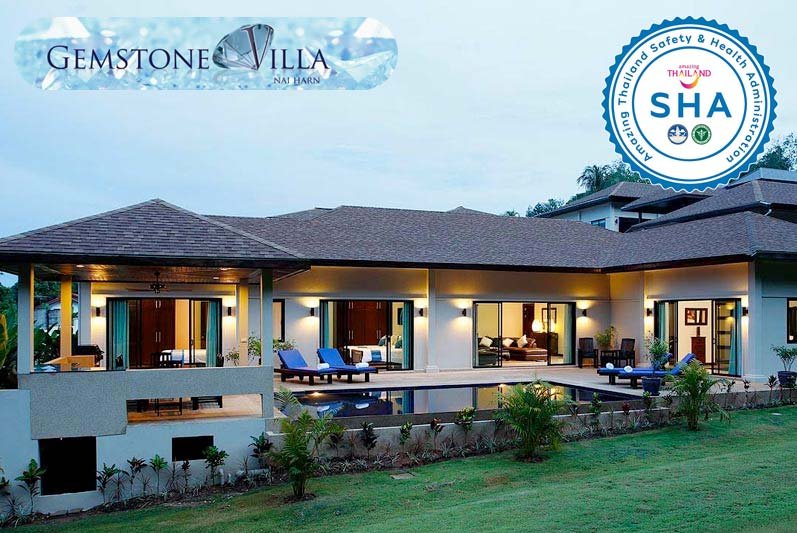 								 								 gemstone villa SHA approved luxury accommodation nai harn phuket								 						