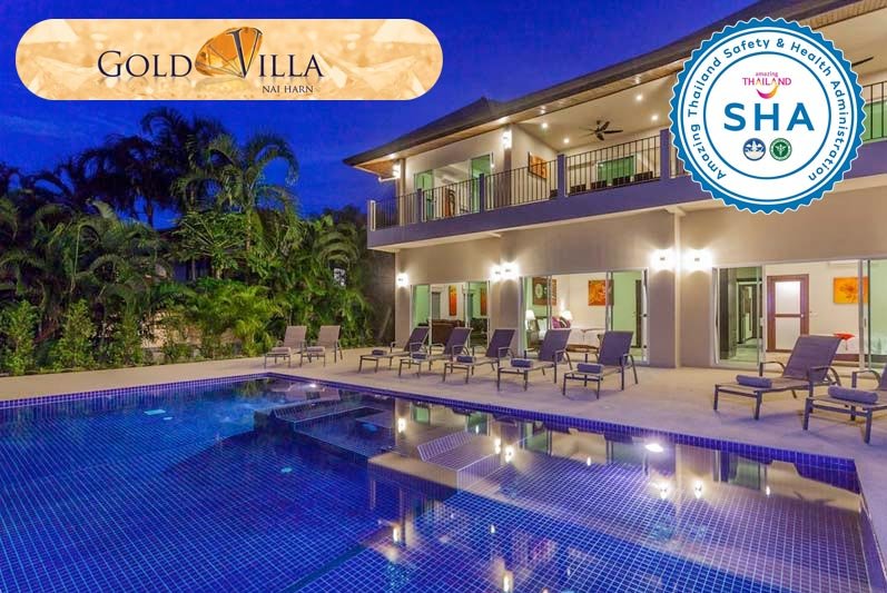 								 								 gold villa SHA approved luxury accommodation nai harn phuket								 						
