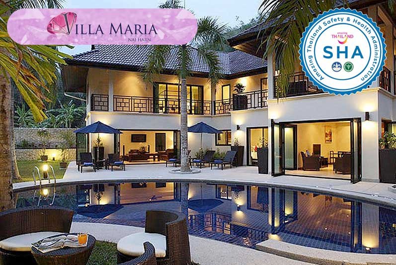 								 								 villa maria SHA approved luxury accommodation nai harn phuket					