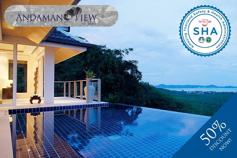 								 	andaman view SHA approved luxury accommodation nai harn phuket								 				