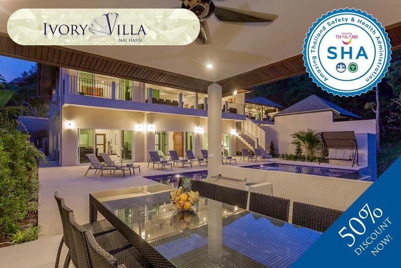 ivory villa SHA approved luxury accommodation nai harn phuket